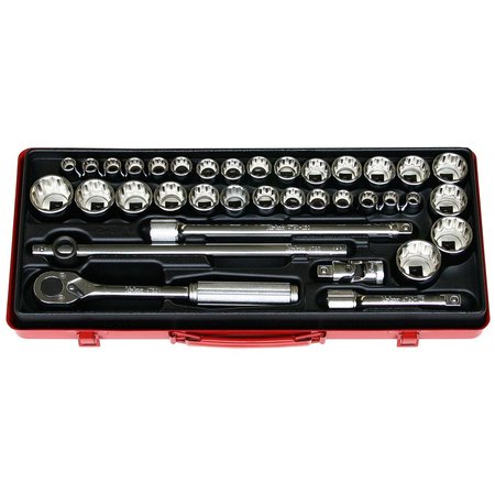 KO-KEN Socket set 12 Point 38 pieces 1/2 Sq. Drive 4279AM